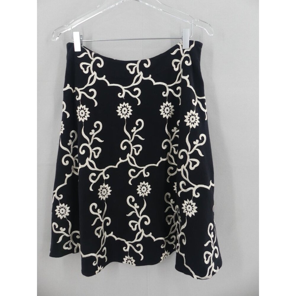 Betsey Johnson Vintage Small Skirt Witchy Whimsigoth Floral Stretch Y2K